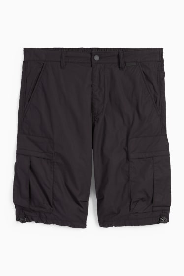 Uomo - Shorts cargo - nero