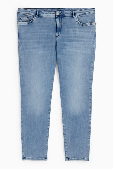 Kobiety - Skinny Jeans - średni stan - One Size Fits More - dżins-niebieski