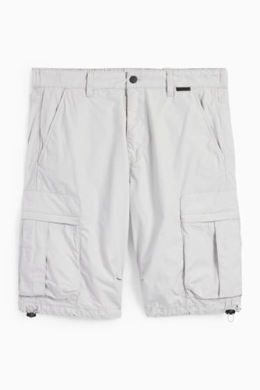 Hommes - Short cargo - gris clair