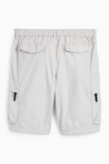 Hommes - Short cargo - gris clair