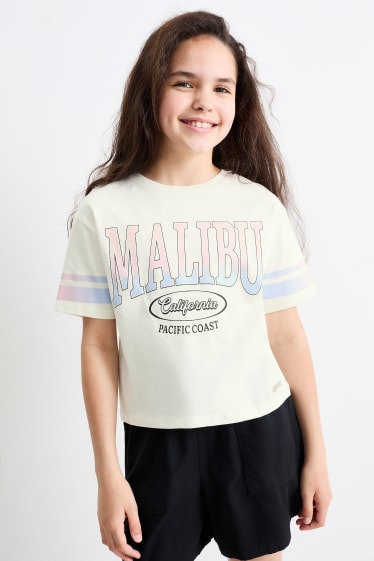 Bambini - Confezione da 2 - California - t-shirt - bianco