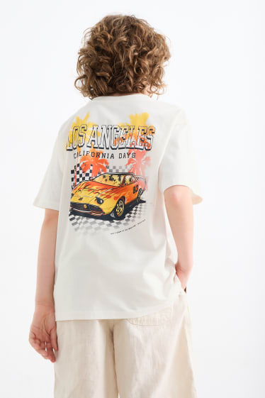 Children - Los Angeles - short sleeve T-shirt - cremewhite
