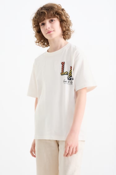 Bambini - Los Angeles - t-shirt - bianco crema
