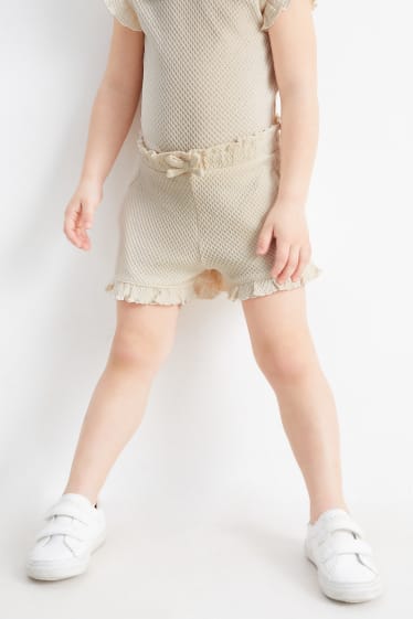 Kinder - Shorts - cremeweiß