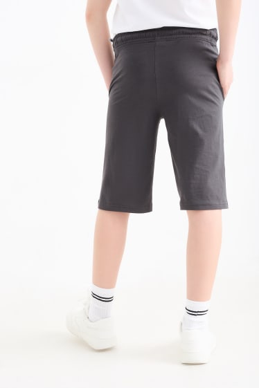 Niños - Skater - shorts deportivos - gris oscuro