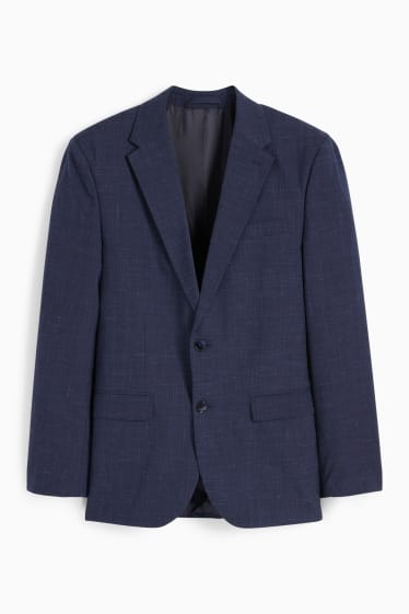 Men - Mix-and-match tailored jacket - regular fit - Flex - dark blue