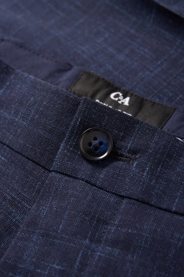Men - Mix-and-match suit trousers - regular fit - Flex - dark blue