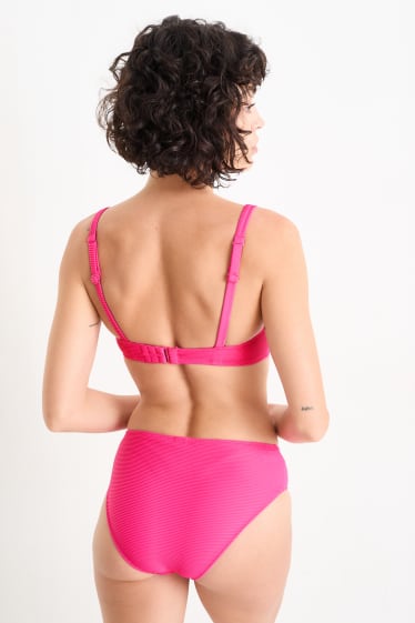 Kobiety - Góra od bikini z supełkiem - wyściełana - LYCRA® XTRA LIFE™ - różowy
