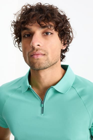 Men - Active polo shirt - mint green