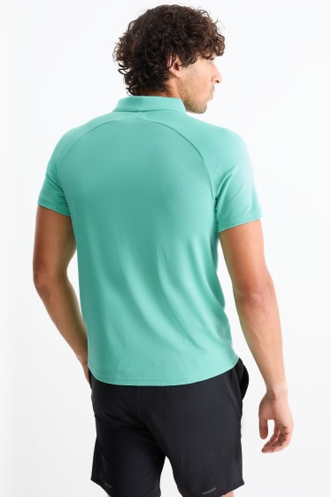Bărbați - Tricou polo funcțional - verde mentă
