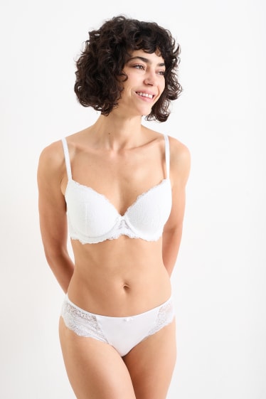 Femmes - Soutien-gorge avec armatures - FULL COVERAGE - ampliforme - blanc crème