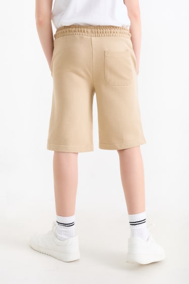 Children - Sweat Bermuda shorts - beige
