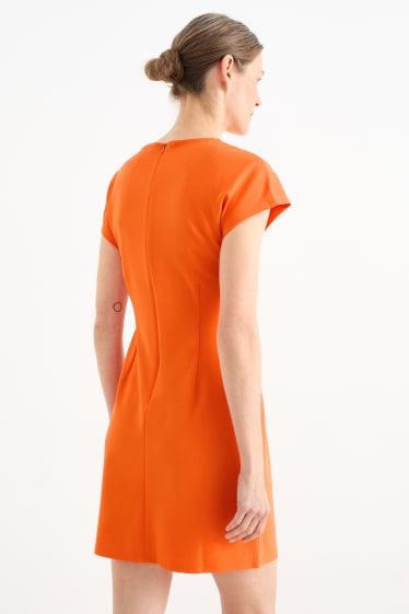 Women - Fit & flare dress - orange