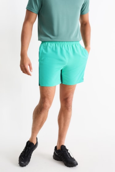 Hommes - Short de sport - vert clair