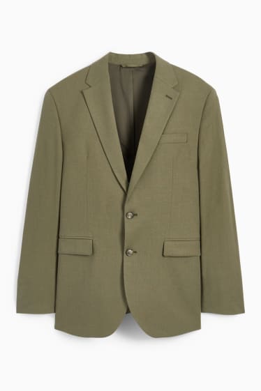 Hommes - Veste de costume - regular fit - Flex - LYCRA® - vert foncé