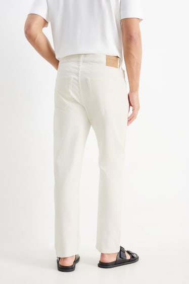 Hommes - Regular jean - blanc crème