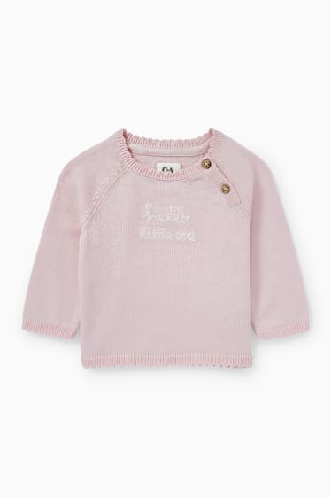 Miminka - Outfit pro miminka - 2dílný - růžová