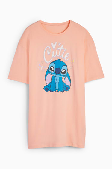 Enfants - Lilo & Stitch - chemise de nuit - abricot