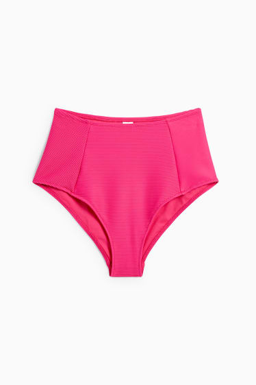 Women - Bikini bottoms - high waist - LYCRA® XTRA LIFE™ - pink