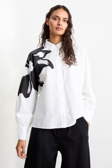 Women - Blouse - white