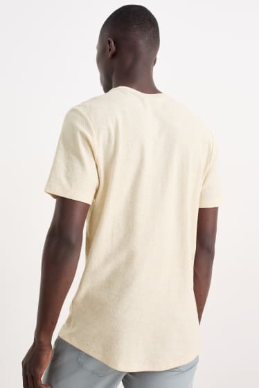 Hommes - T-shirt - beige clair