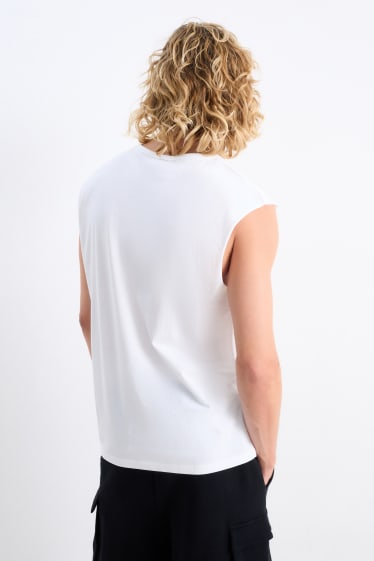 Men - Vest top - white