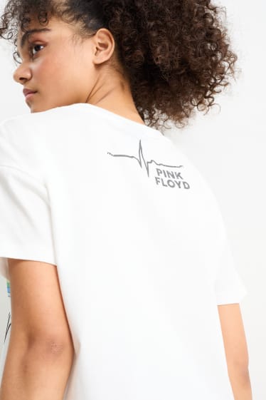 Jóvenes - CLOCKHOUSE - camiseta - Pink Floyd - blanco