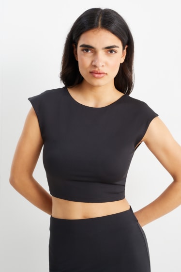 Femmes - Haut court - noir