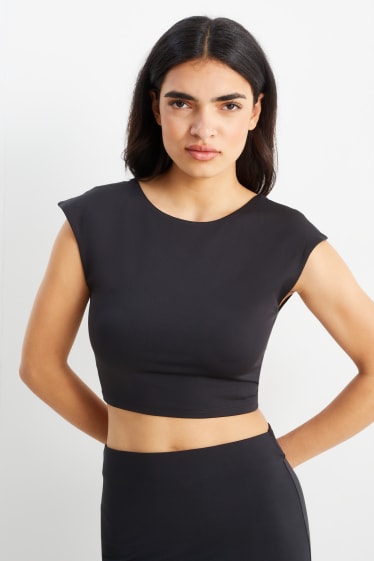 Teens & Twens - CLOCKHOUSE - Crop Top - schwarz