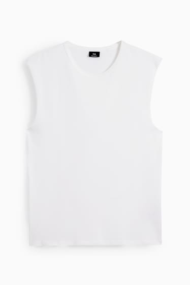 Men - Vest top - white