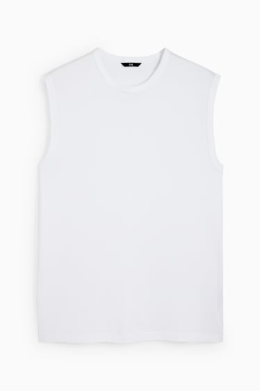 Home - Samarreta sense mànigues - blanc