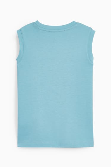 Niños - Tiburones - camiseta sin mangas - azul