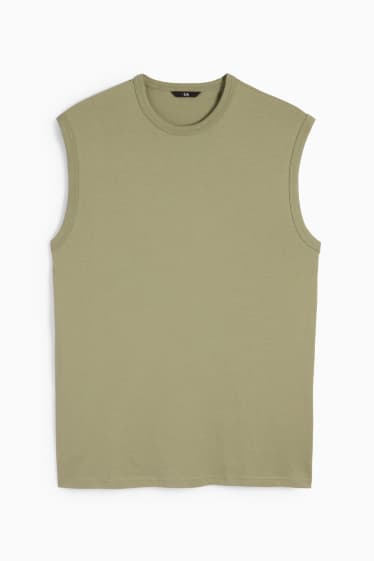 Heren - Tanktop - groen