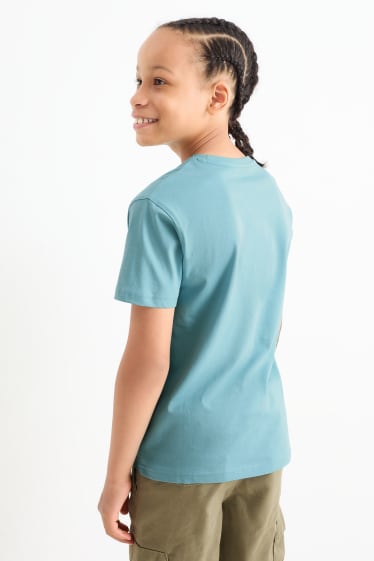 Children - Pineapple - short sleeve T-shirt - blue