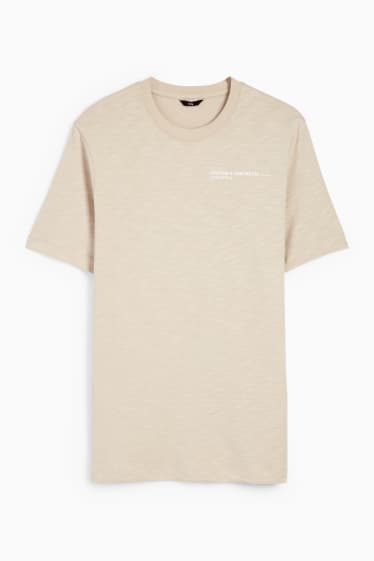 Uomo - T-shirt - beige chiaro