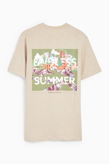 Uomo - T-shirt - beige chiaro