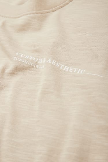 Uomo - T-shirt - beige chiaro