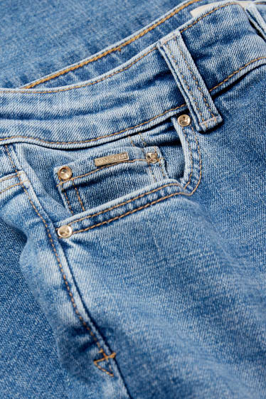 Femmes - Jean bootcut - high waist - jean bleu clair