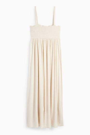 Women - Fit & flare dress - light beige
