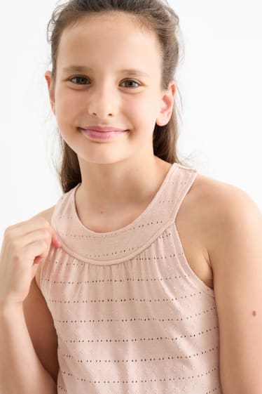 Kinder Mädchen - Kleid - rosa