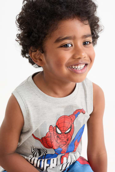 Niños - Pack de 3 - Spider-Man - camisetas sin mangas - rojo