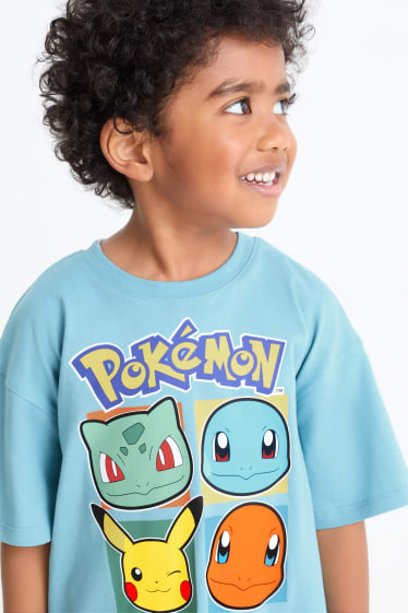 Copii - Pokémon - tricou cu mânecă scurtă - albastru