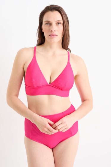 Women - Bikini top - triangle - padded - LYCRA® XTRA LIFE™ - pink