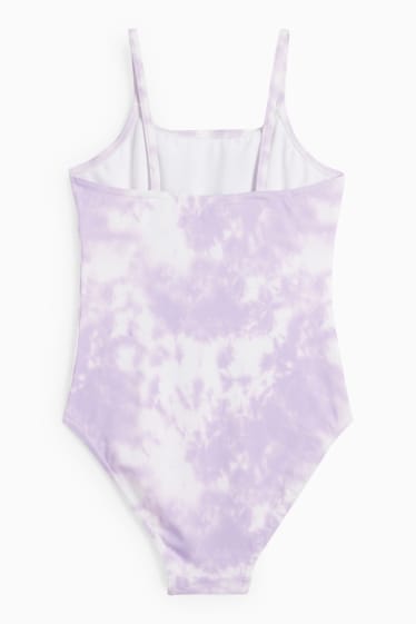 Enfants - Hatsune Miku - maillot de bain - LYCRA® XTRA LIFE™ - violet clair