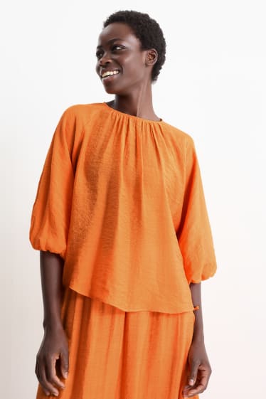 Damen - Bluse - orange