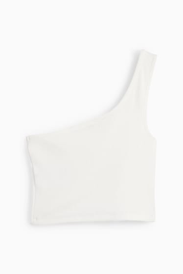 Damen - Crop Top - weiß