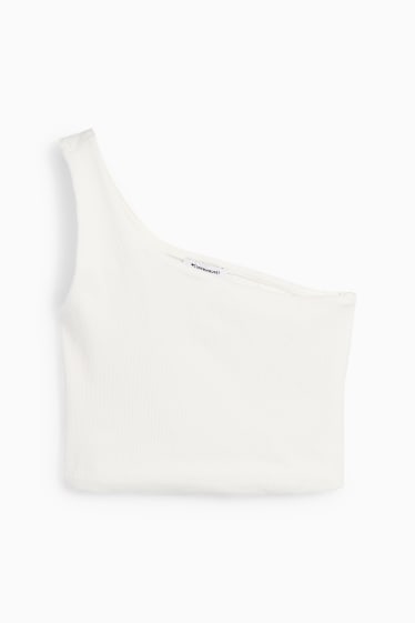 Damen - Crop Top - weiß