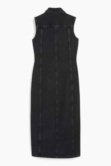 Women - Denim dress - LYCRA® - denim-dark gray