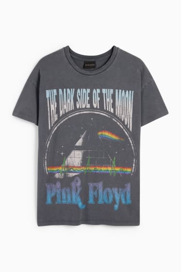Ados & jeunes adultes - CLOCKHOUSE - T-shirt - Pink Floyd - gris foncé
