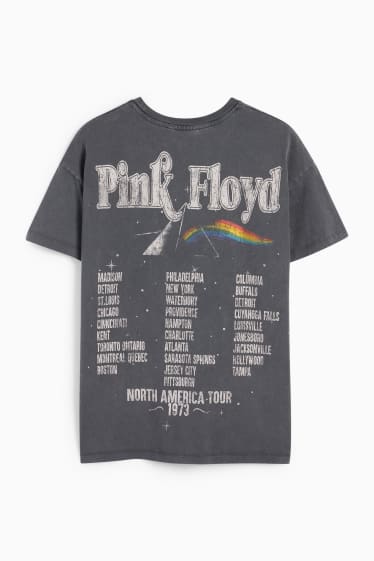 Teens & Twens - CLOCKHOUSE - T-Shirt - Pink Floyd - dunkelgrau